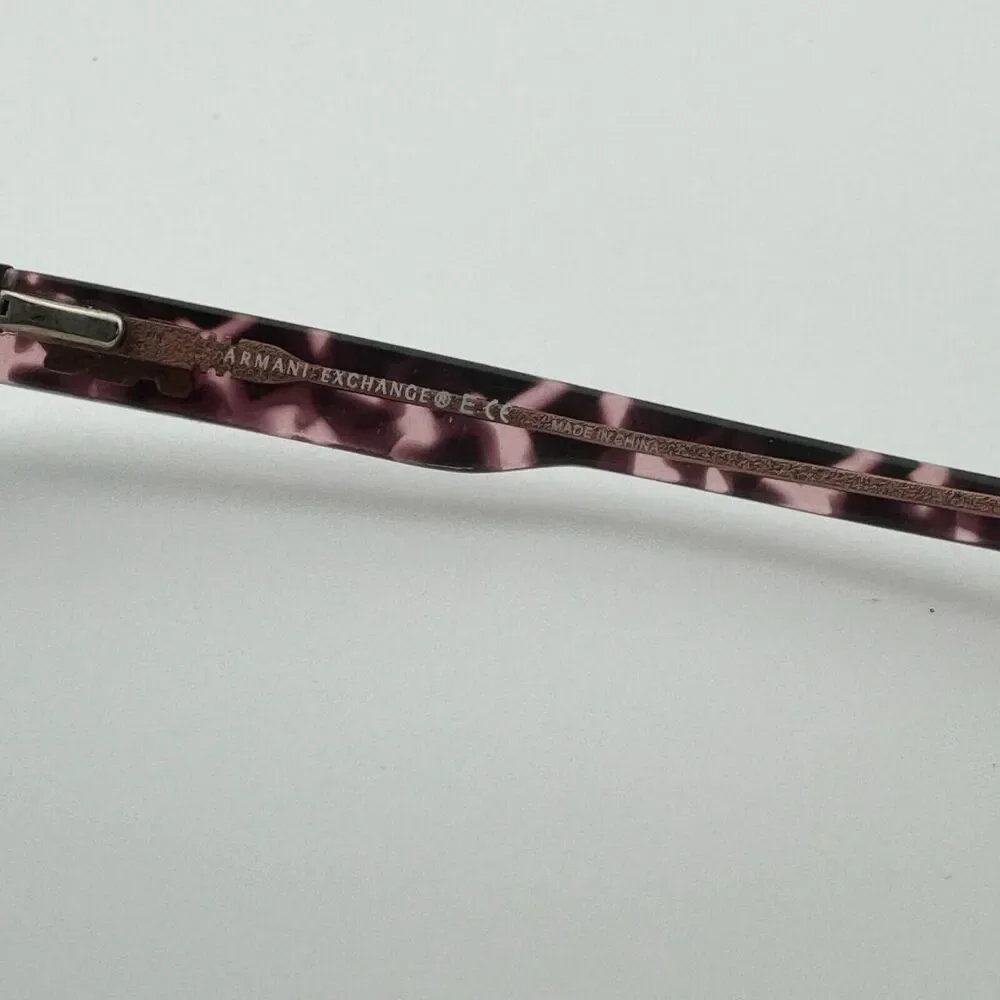 Armani Exchange‎ Eyeglasses Frames AX 1013 6057 Purple Tortoise 50-18-135 H12234